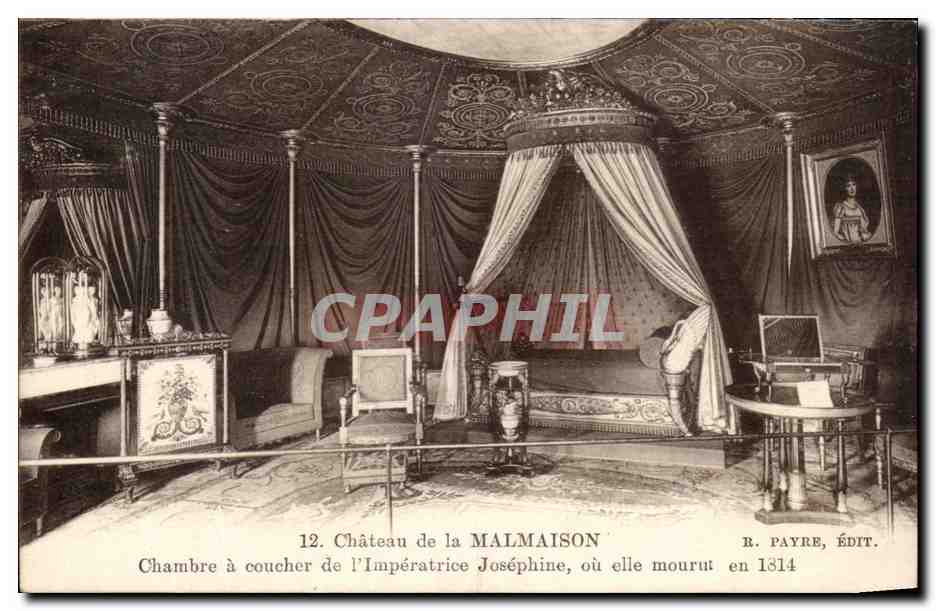 CPA Chateau de la Malmaison Chambre a coucher de l'Imperatrice Josephine 