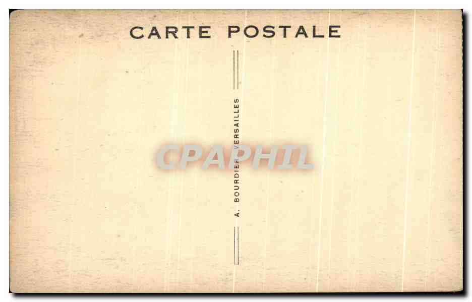 CPA Malmaison Le Vestibule — Rückseite