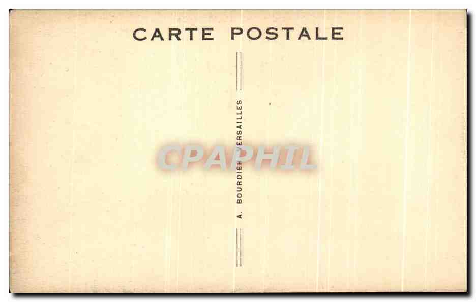 CPA Malmaison chambre De l'imperatric Josephine — Rückseite