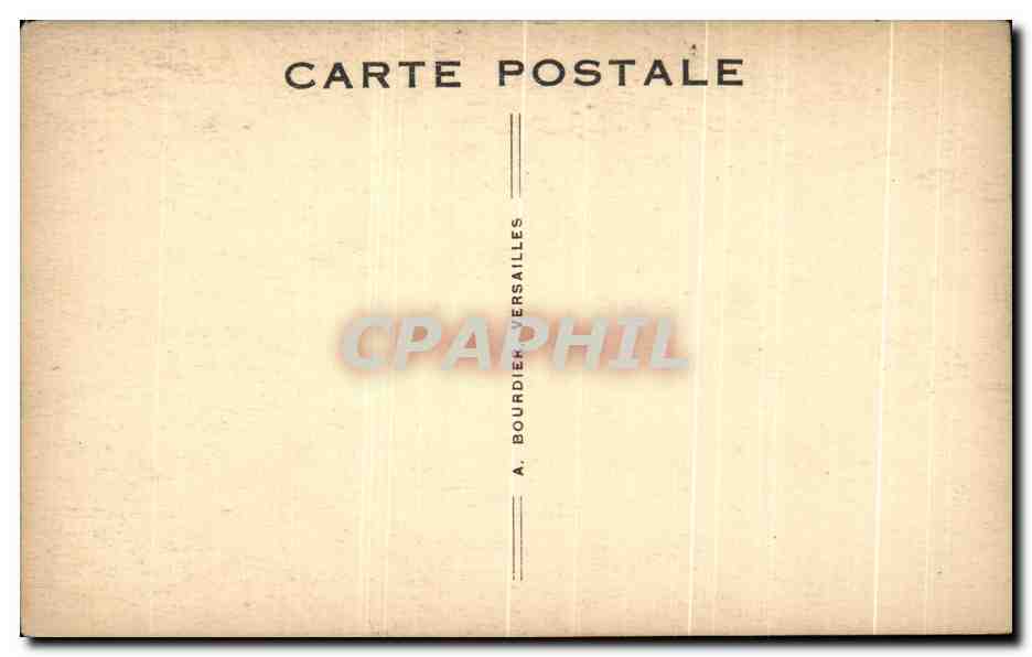 CPA Malmaison Salon De Musique — Rückseite