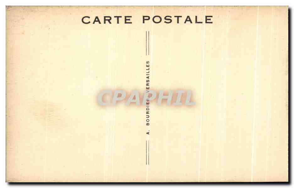 CPA Malmaison Facade Ouest Cedre De Josphine  — Rückseite
