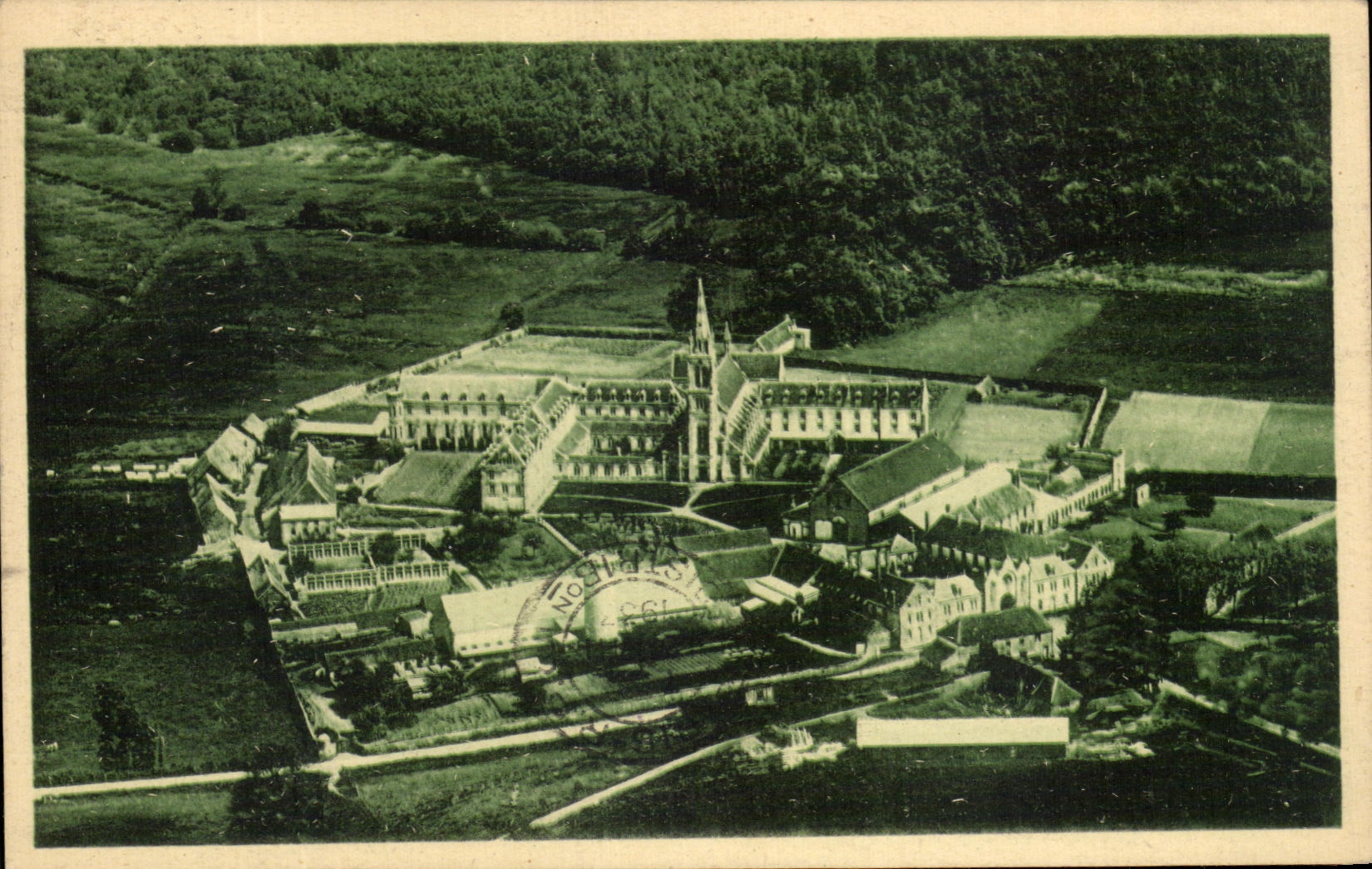 CPA Abbaye De La Grande Trappe Vue De Face De Soligny La Trappe