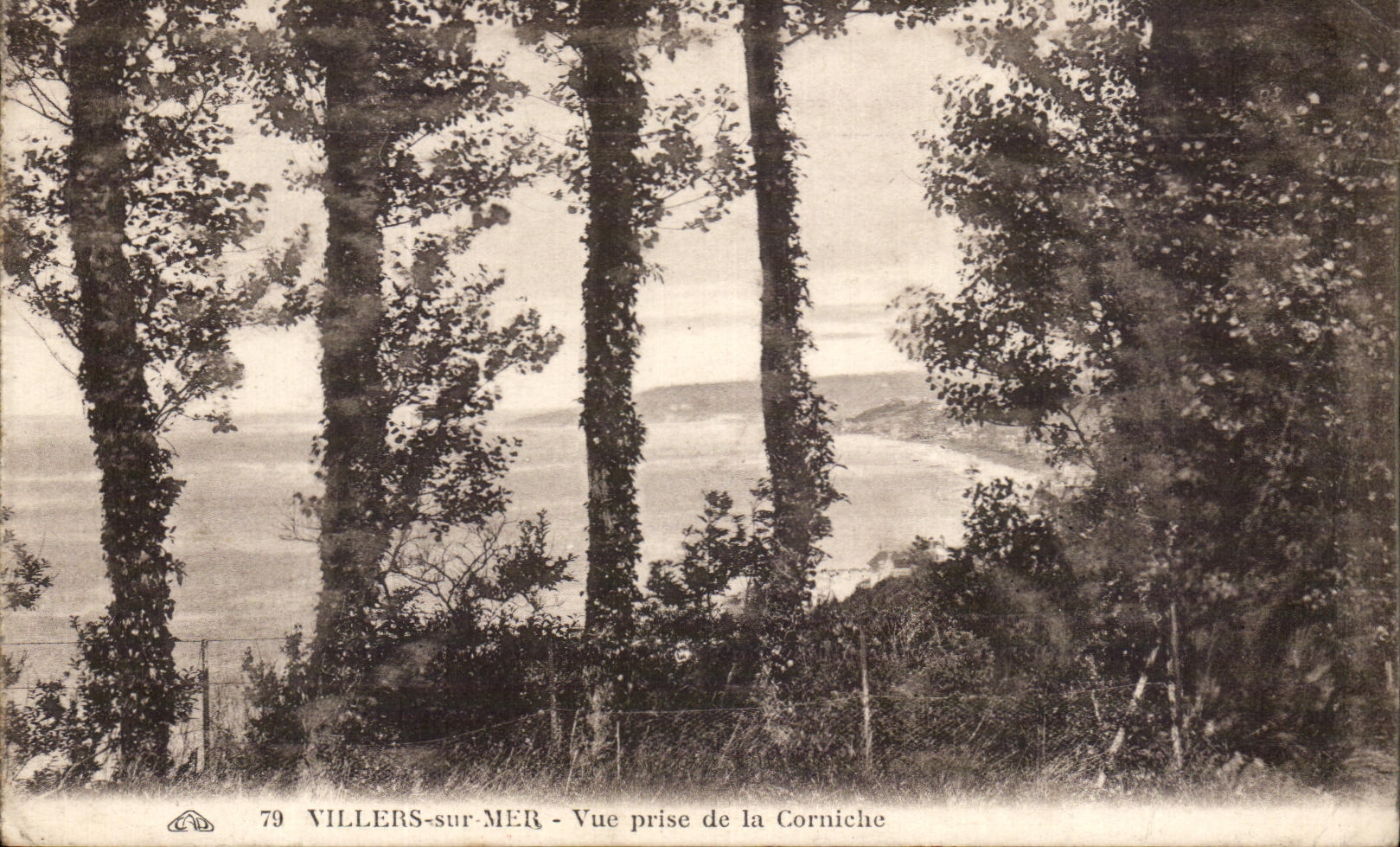 CPA Villers Sur Mer vue Prise De La Corniche