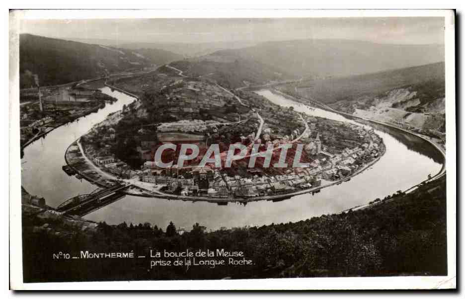 CPA Montherme La Boucle de la Meuse prise de la Longue Roche
