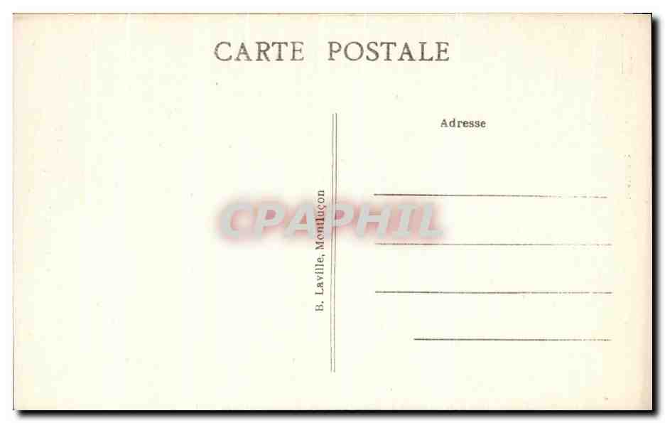 CPA Le Cantal Pittoresque Condat en Feniers Rochers pointue pres de Condat — Rückseite