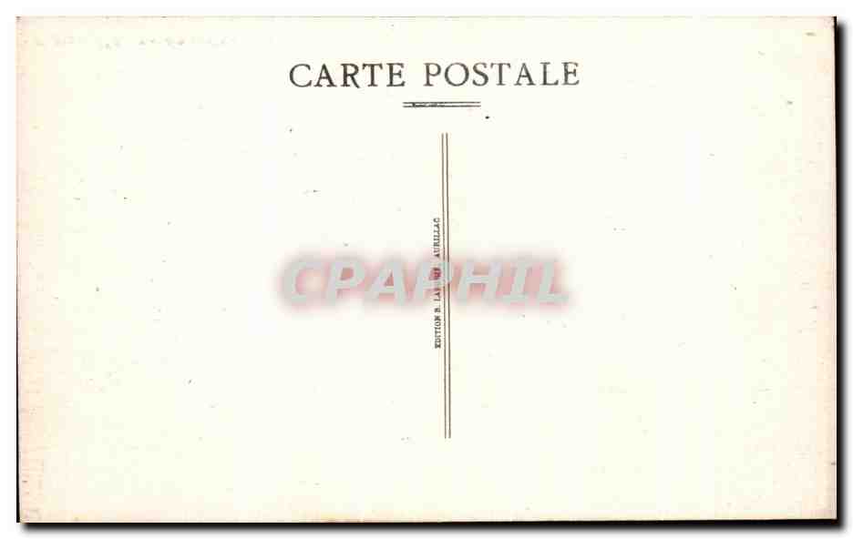 CPA Cantal Pittoresque Village de Roucoule pres condat — Rückseite