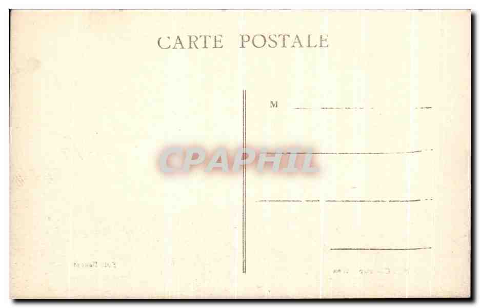 CPA Le Cantal Pittoresque Ruines De l'abbaye De Feniers Pres De Condat — Rückseite