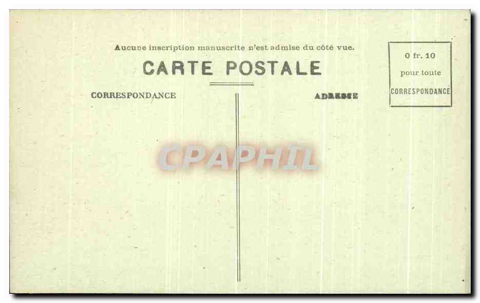 CPA Le Cantal Pittoresque Condat En Feniers Ruines De l'abbaye De Feniers — Rückseite