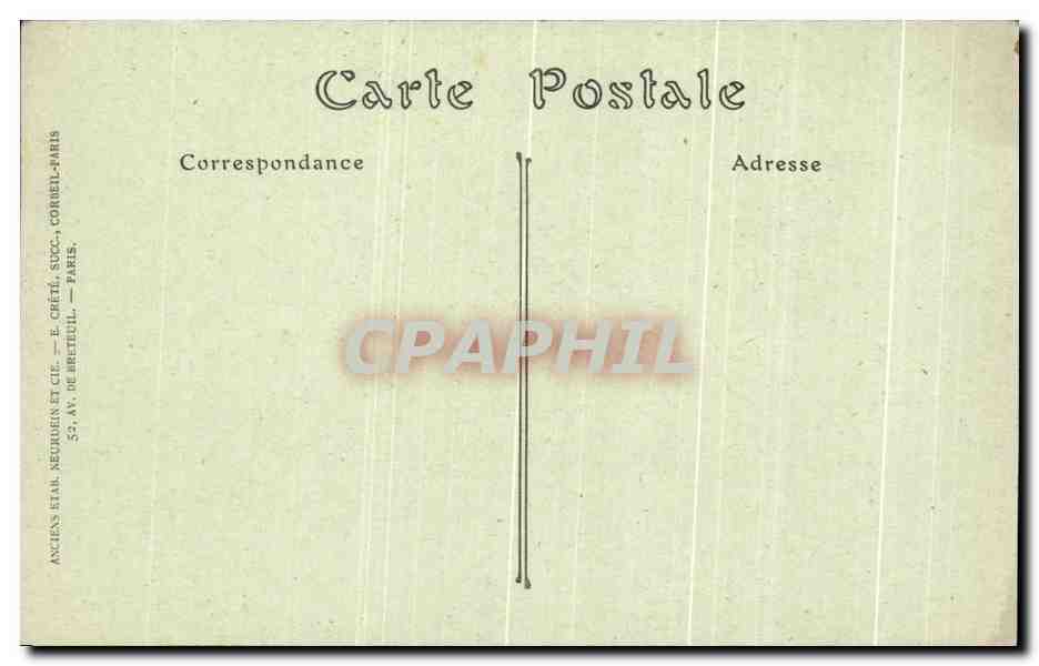 CPA Condat Route De Bort Pont De Castellane — Rückseite