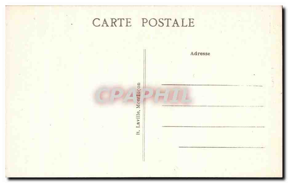 CPA Le Cantal Pittoresque Condat En Feniers Roche Pointue Pres De Condat — Rückseite