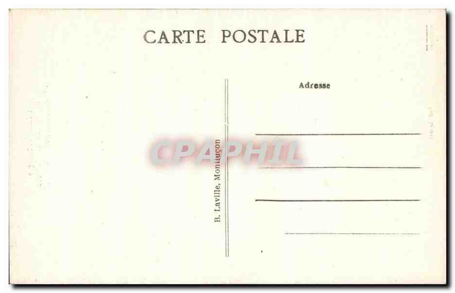 CPA Le Cantal Pittoresque Condat En Feniers Roche Pointue Pres De Condat — Rückseite