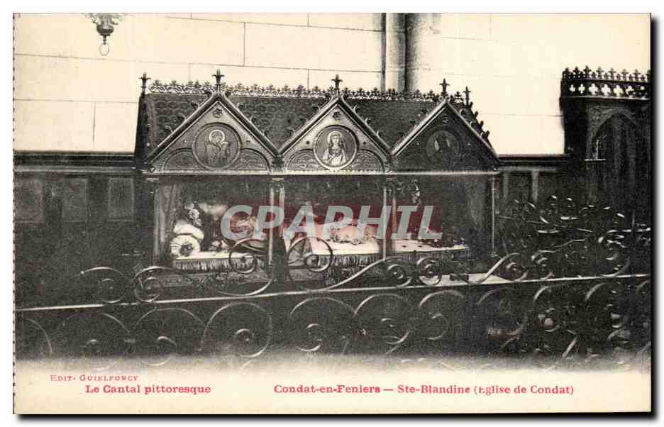 CPA Le Cantal Pittoresque Condat En Feniers Ste Blandine