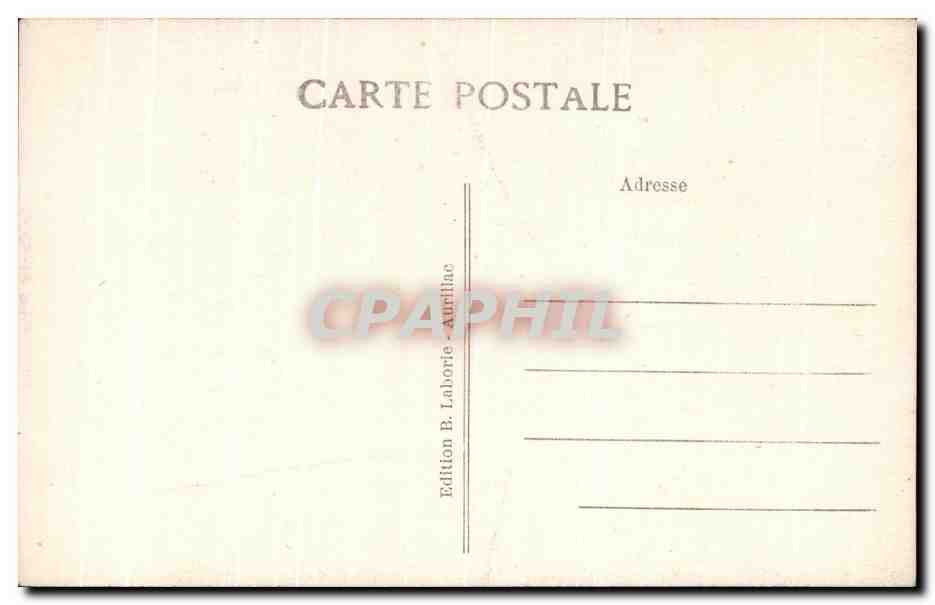 CPA Le Cantal Pittoresque Vallee De La Rhue Le Rocher des faux monnayeurs — Verso