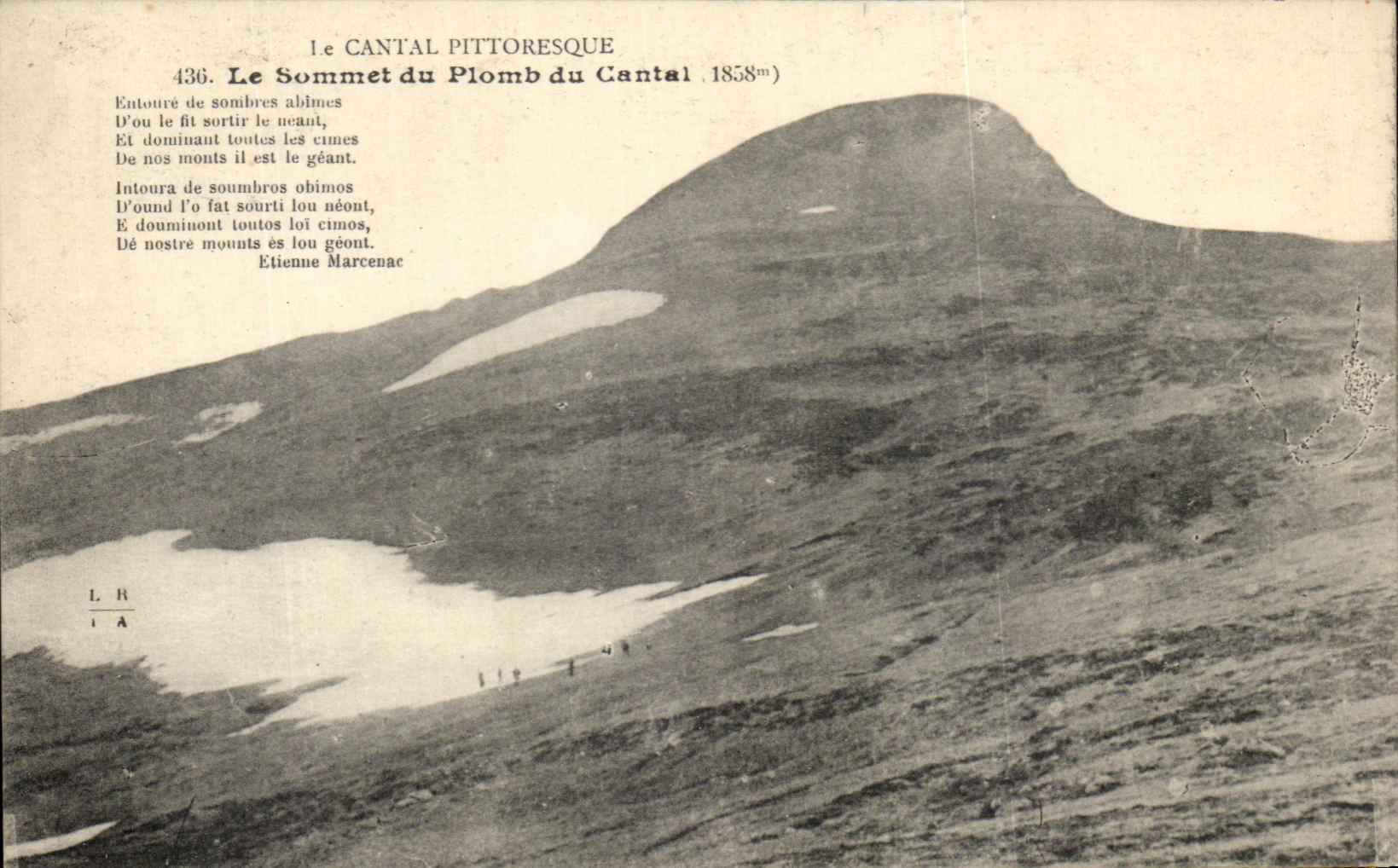 CPA Le Cantal Pittoresque Le sommet du Plomb Du Cantal
