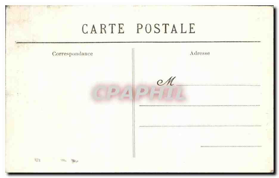 CPA Le Cantal Pittoresque La Cascade De Pondatier — Back