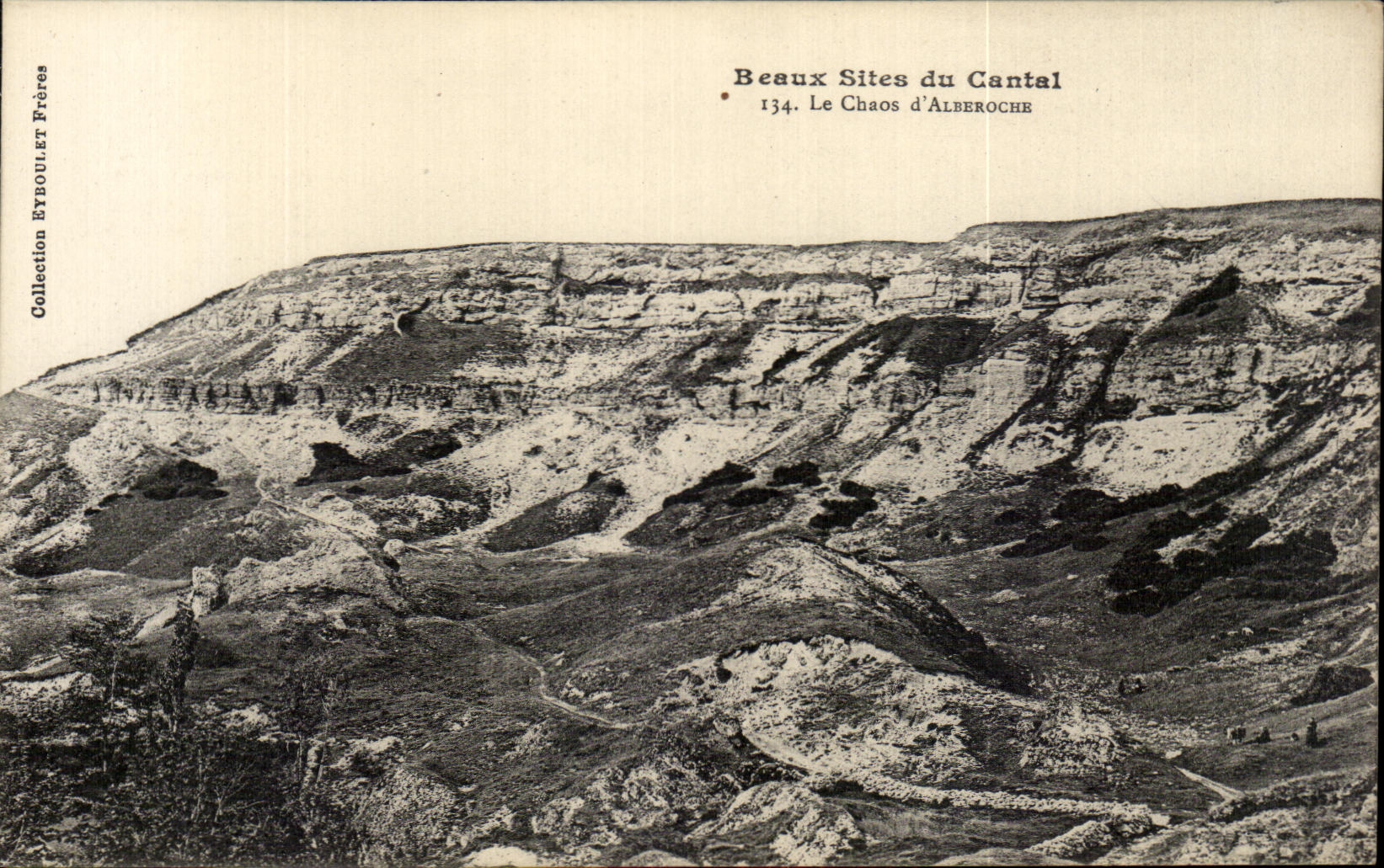 CPA Beaux Sites Du Cantal Le Chaos d'Alberoche