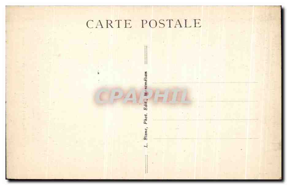 CPA Challes les Eaux La Reine du Souffre Etabit Thermal et le Mont St Michel — Rückseite