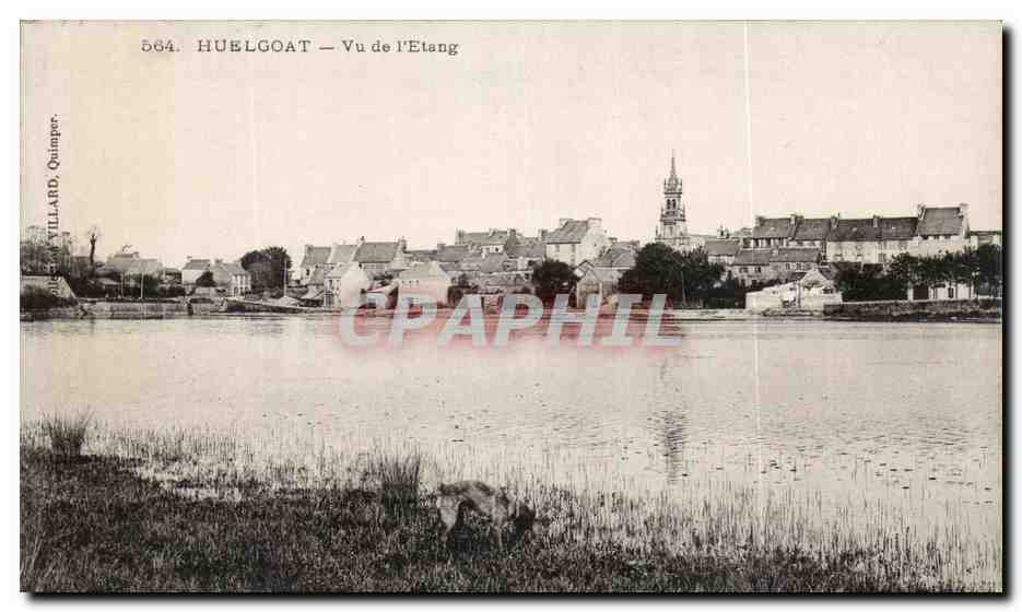 CPA Huelgoat Vu de I'Etang