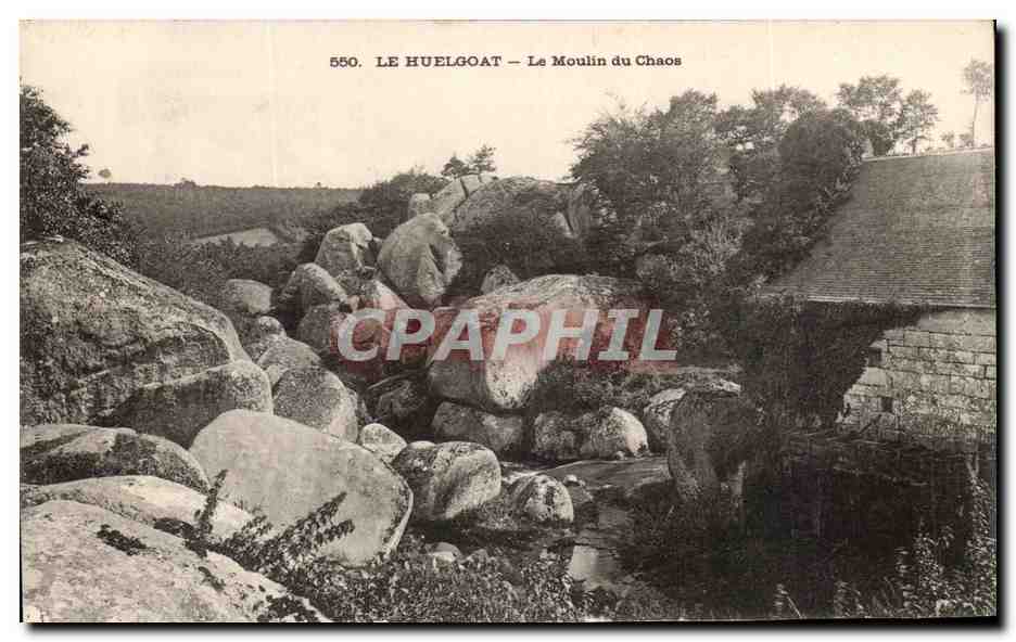 CPA Le Huelgoat Le Moulin du Chaos
