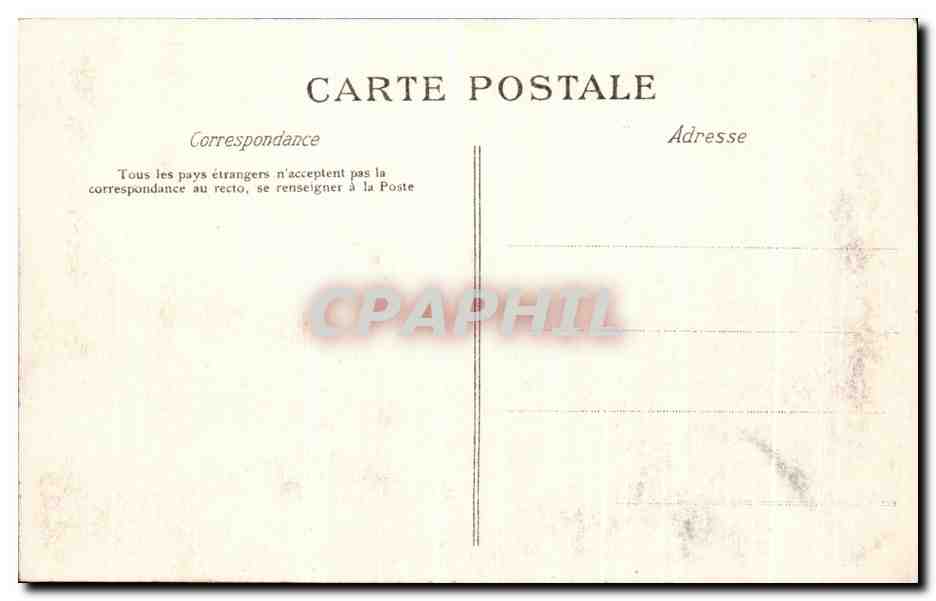 CPA Concarneau Le Vivier et la Rade vus de la Terrasse de l'Atlantic Hotel — Rückseite