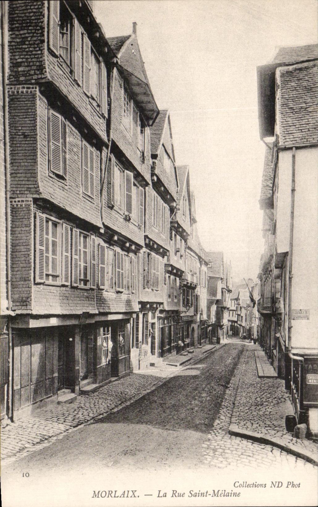 CPA Morlaix La Rue Saint Melaine