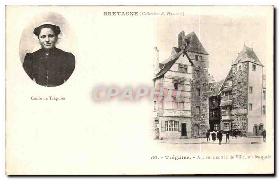 Tréguier — Ancienne entrée de Ville, sur les quais — Collection E. Hamonie, n° 50
