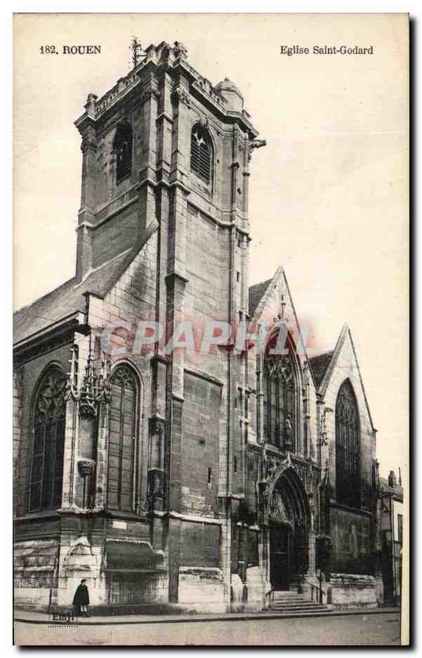 CPA Rouen Eglise Saint Godard