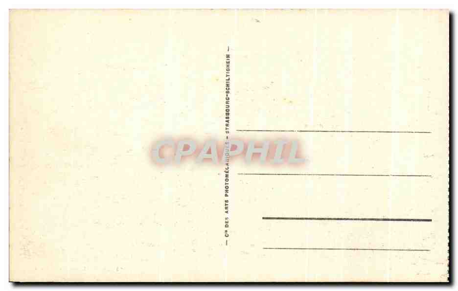Les Couloirs de Port Bara — Quiberon — n° 112 — éditeur CPAPHIL — Verso