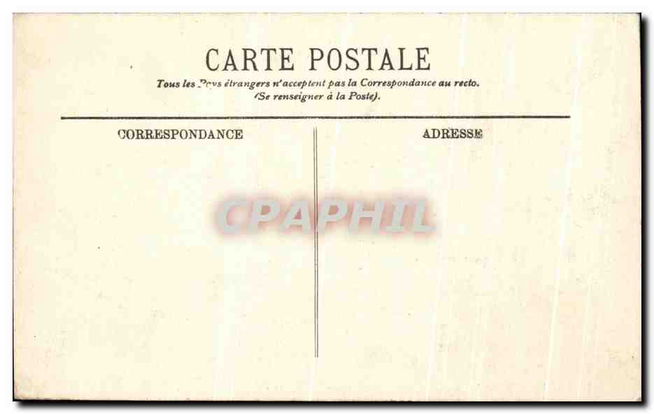CPA Rennes Le Jardin Des Plantes Les Serres — Rückseite