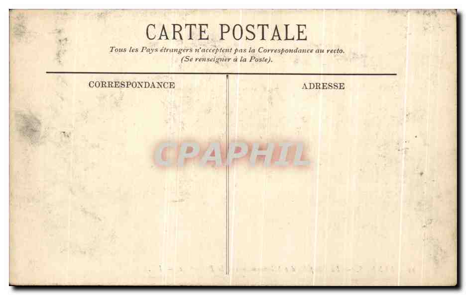 Rennes — La Chapelle des Missionnaires et la Préfecture — Rückseite