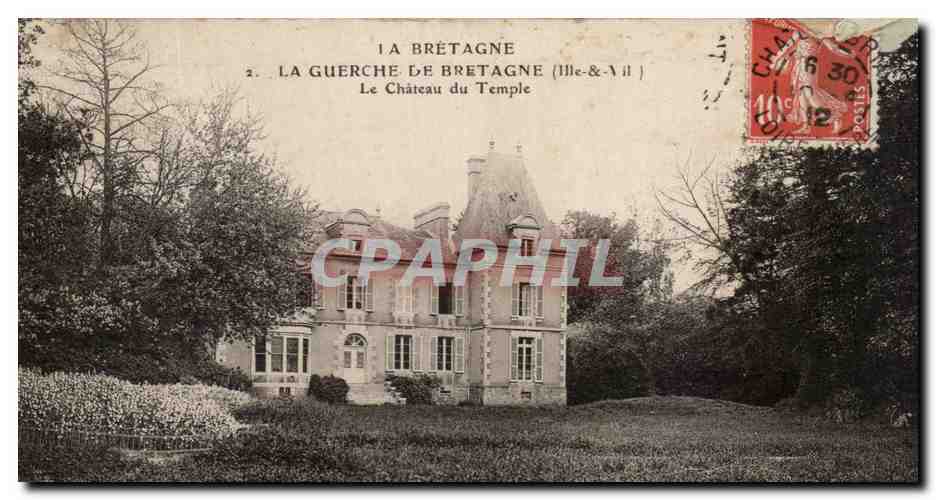 La Guerche-de-Bretagne (Ille-et-Vil) — Le Château du Temple — éditeur anonyme, n°2
