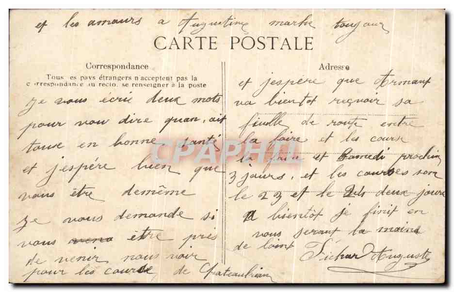 La Guerche-de-Bretagne (Ille-et-Vil) — Le Château du Temple — éditeur anonyme, n°2 — Verso