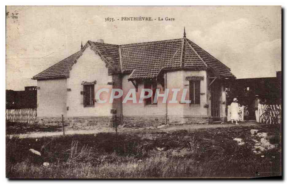CPA Penthievre La Gare