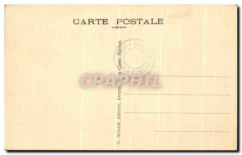 CPA Le Conquet Plage des Blancs Sablons — Rückseite