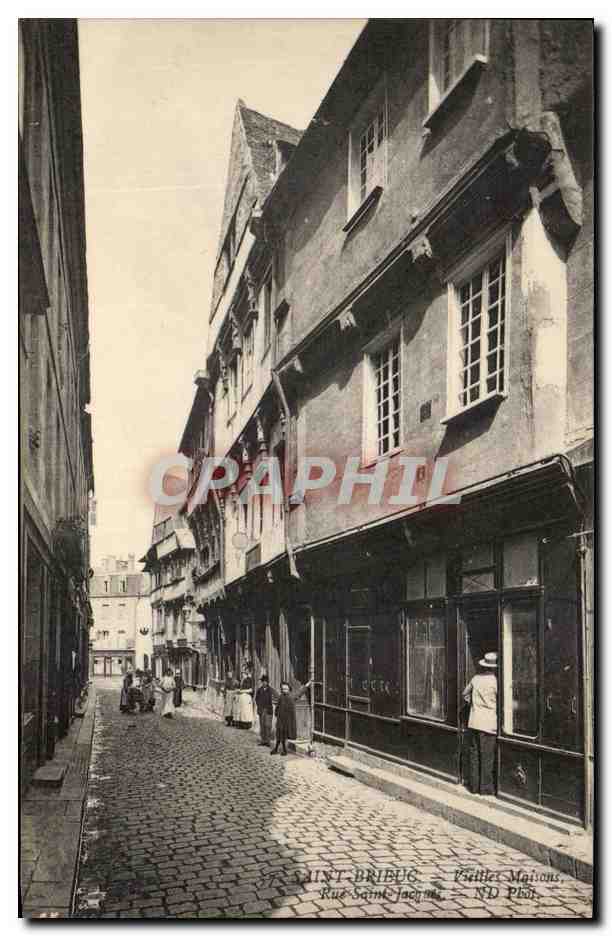 CPA Saint Brieuc Vieille Maisons Rue Saint Jacques