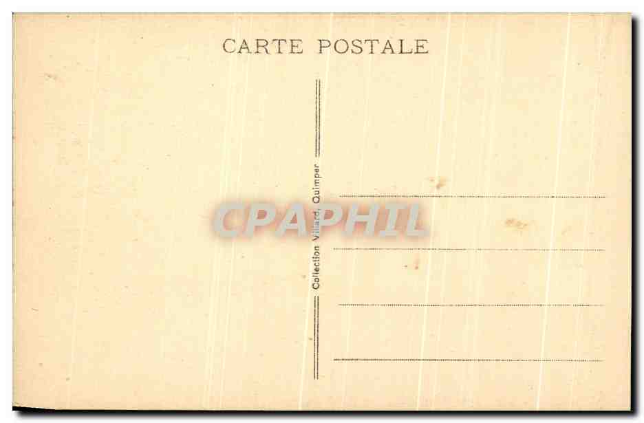 Ar Folgoat — L'Église, côté du midi ; le Portail et le Calvaire — Collection Villiard Quimper — Verso