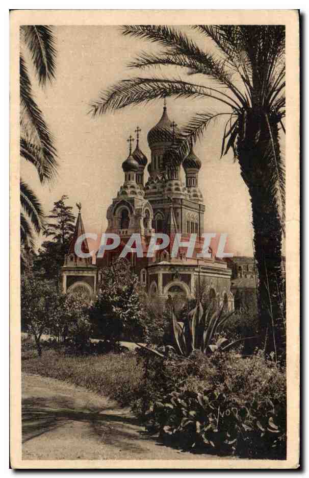 CPA Cote D'Azur Nice L'Eglise Russe