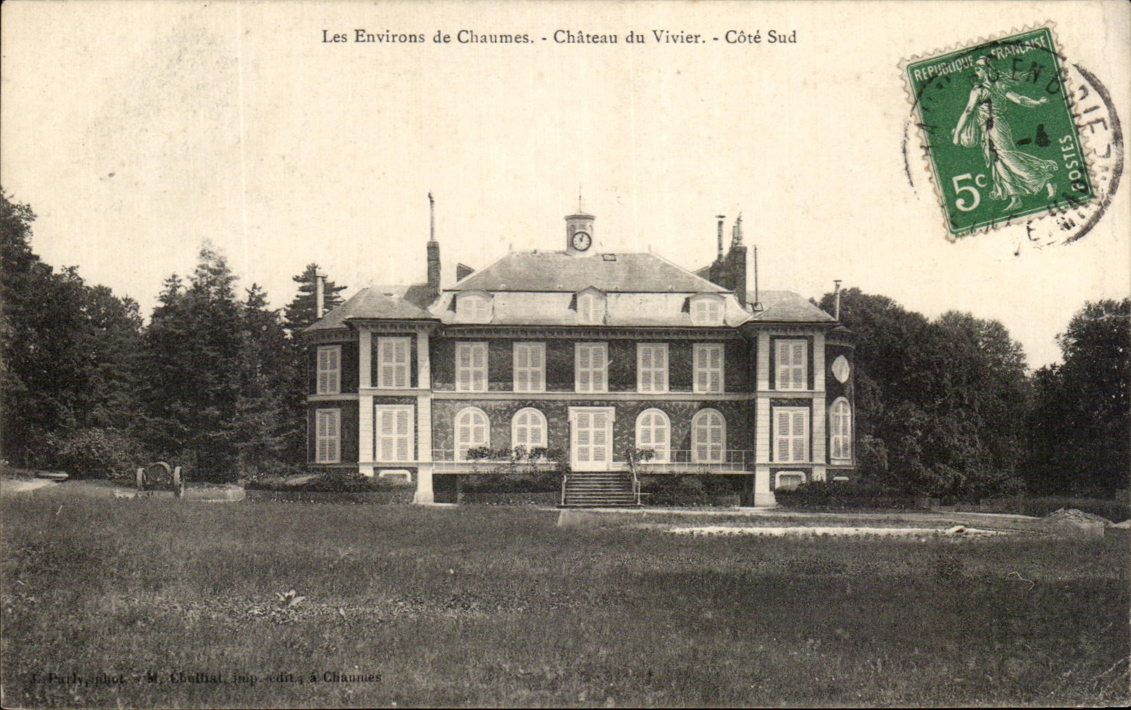 CPA Les Environs De Chaumes Chateau Du Vivier