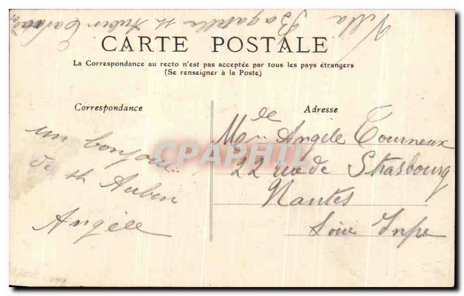 CPA Saint Aubin sur Mer Vue Generale Prise De La Plage Filets de peche — Rückseite