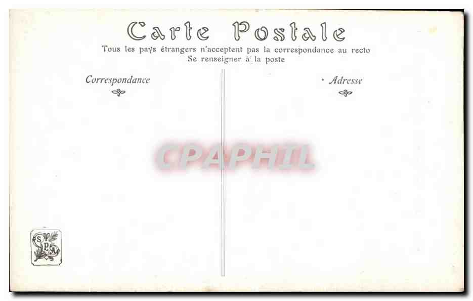 CPA Salons De Paris Partie Carree Par Faugeron Femme — Verso