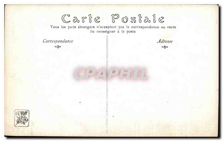 Sujet : Danse dans un salon — Exposition de 1907 — Par Mme Farandole, éditée par ND Phot — Verso