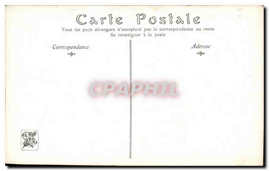 CPA Salon De Paris Les Loups Par Etcheverry Femme Robe eventail — Verso
