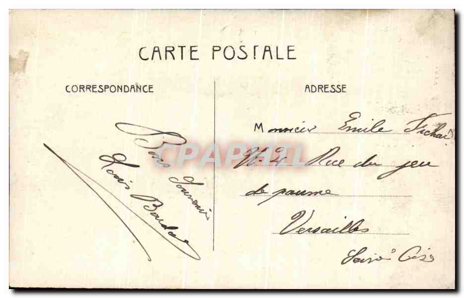 CPA Malaunay Le Gare Train  — Rückseite