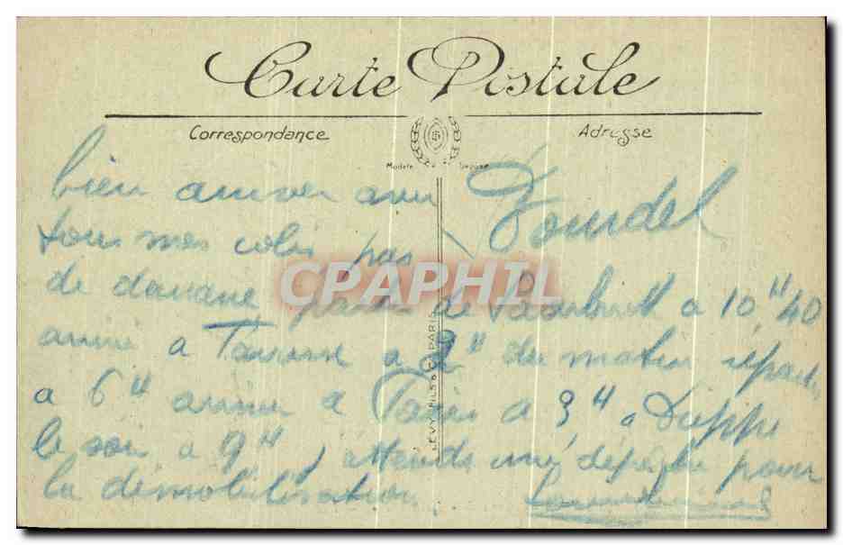 CPA Dieppe L'Avant Port Sortie de La Malle Bateaux  — Verso