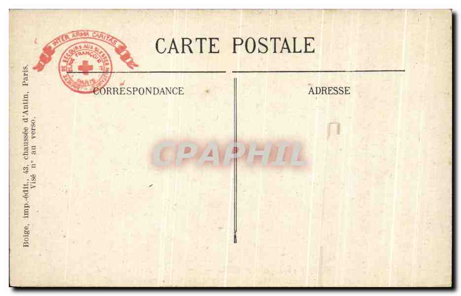 CPA Musee De L'Armee Avion allemand pris a Jonchery Bataille de la Marne Militaria  — Rückseite