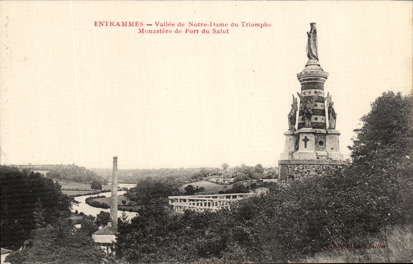 CPA Entrammes Vallee de Notre Dame du Triomphe Monastere de Port du salut 