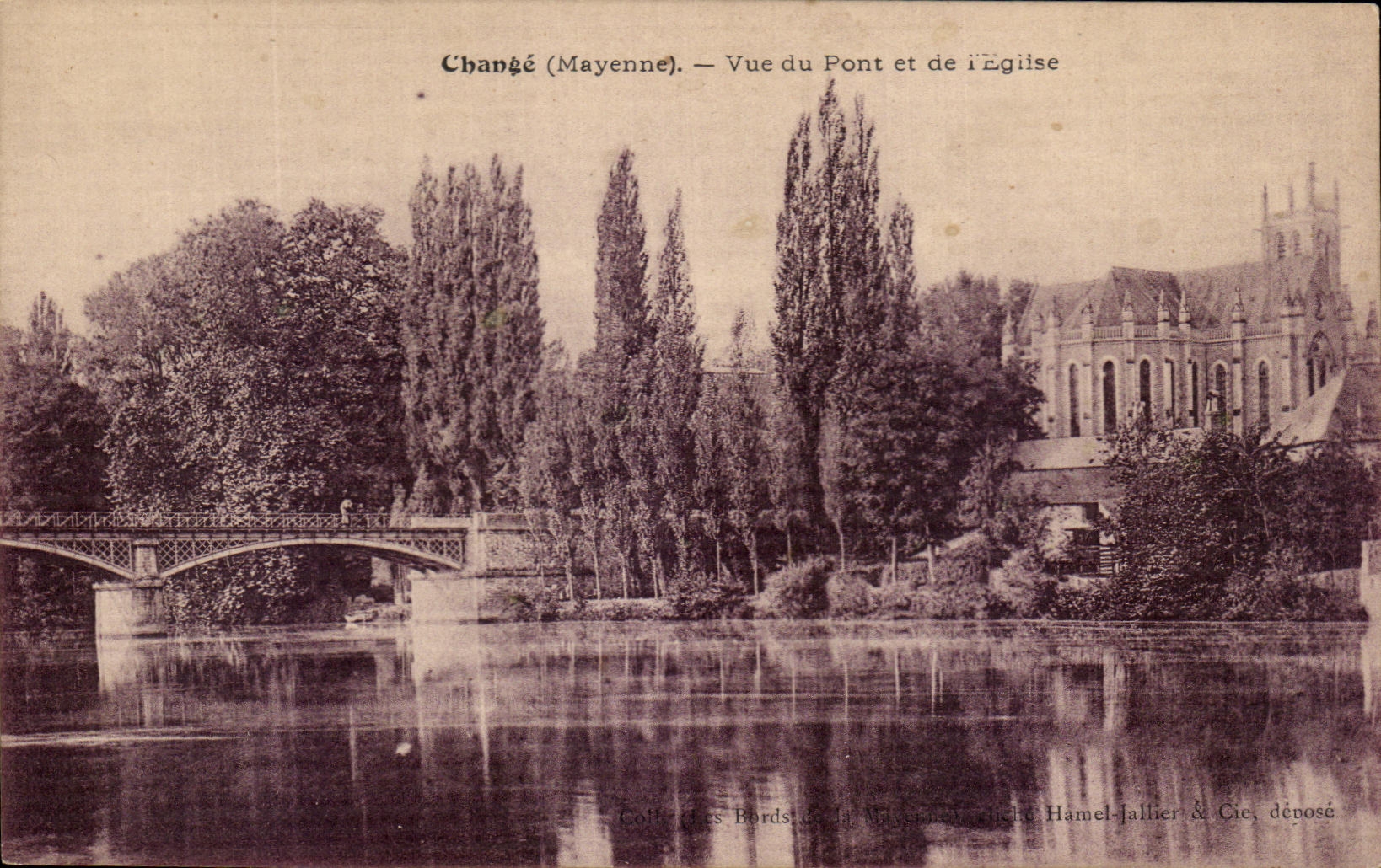CPA Change Vue du Pont et de l'Eglise