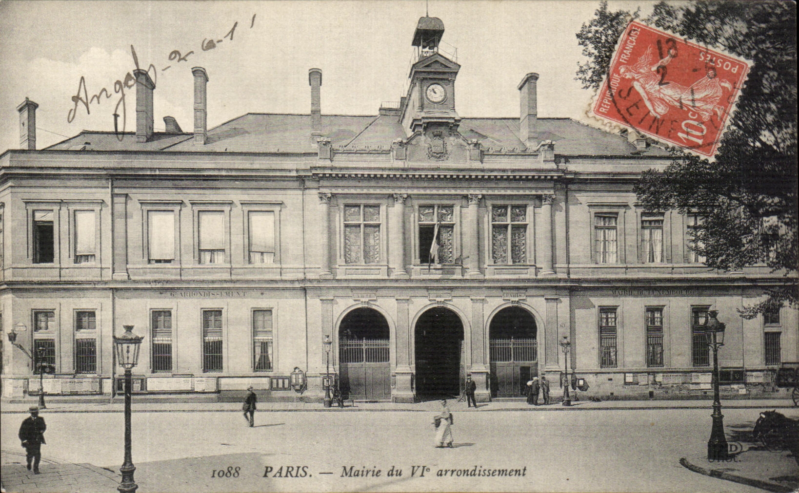 CPA Paris mairie du 6eme arrondissement