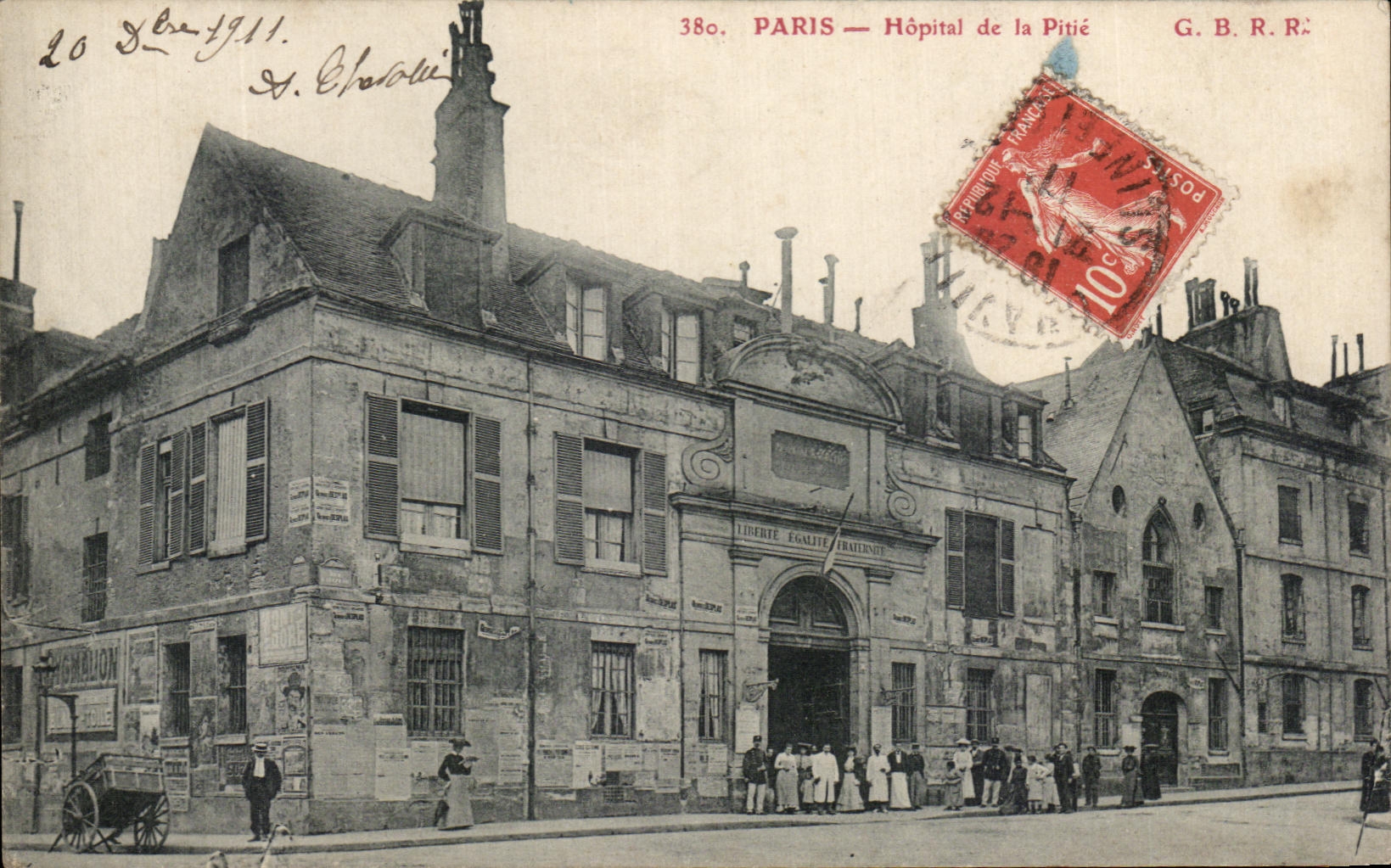 Paris — Hôpital de la Pitié — G. B. R. R.