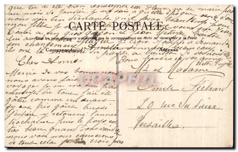 Paris — Hôpital de la Pitié — G. B. R. R. — Rückseite